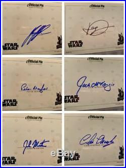Star Wars Celebration V Official Pix Ultimate Autograph Set George Lucas