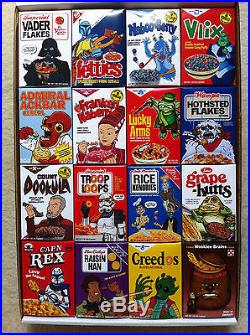 Star Wars Celebration V parody cereals Exclusive limited to 350 COMPLETE SET