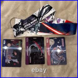Star Wars Celebration admission badge Set of 3 with limited edition strap F/S