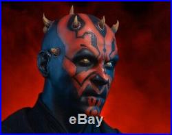 Star Wars Darth Maul Life Size 11 Bust Prop Statue Professional Hand Painted