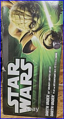 Star Wars Darth Vader 28 Lucas Film Christmas 13 Light Decor WORKING Kurt Adler