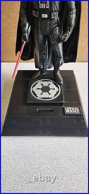 Star Wars Darth Vader Red Lightsaber Electronic Motion Figure Coin Bank 1996
