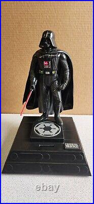 Star Wars Darth Vader Red Lightsaber Electronic Motion Figure Coin Bank 1996