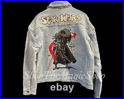 Star Wars Disney 2023 May The 4th Be With You Darth Vader Denim jacket Size L
