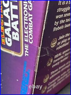 Star Wars Electronic Talking Galactic Battle Space Game Tiger Battleship SEALED