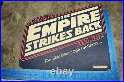 Star Wars Empire Strikes Back Store Display Sign 106e