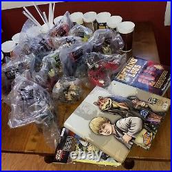 Star Wars Episode 1 Cup Toppers and Cups 1999 KFC Taco Bell Pizza Hut LOT OF 12