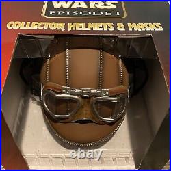 Star Wars Episode 1 Naboo Starfighter Helmet Don Post Mask 1999 New NIB Obi-wan