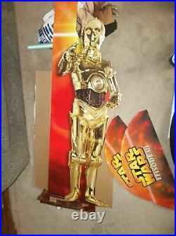 Star Wars Episode III Revenge of the Sith Cheez-It Store Display EXTREMELY RARE
