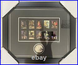 Star Wars Framed Pins Luke Bobba Fett Chewbacca Limited #1127/1977 Collection