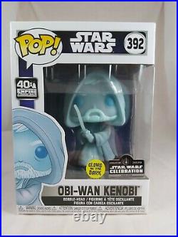 Star Wars Funko Pop Obi-Wan Kenobi (Glow) Celebration Exclusive No. 392