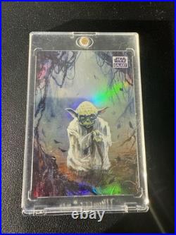 Star Wars Galaxy Yoda on Dagobah Refractor 2/25