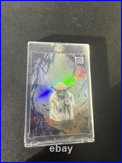 Star Wars Galaxy Yoda on Dagobah Refractor 2/25