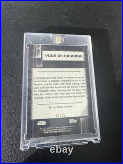 Star Wars Galaxy Yoda on Dagobah Refractor 2/25