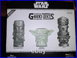 Star Wars Geeki Tiki Mug Mandalorian Force Child/Mando NEW Baby Yoda Celebration