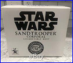 Star Wars Gentle Giant Sandtrooper Corporal Bust, Celebration III Exclusive, NIB