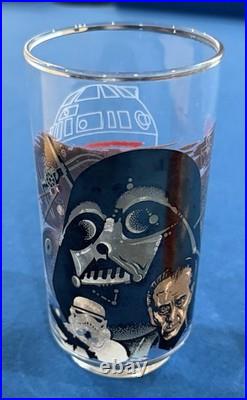 Star Wars Glasses, 4 1977 & 1980 Excellent Condition, Never Used (BK/CC)