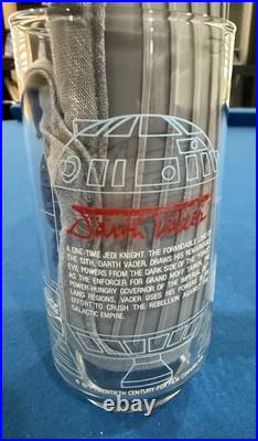 Star Wars Glasses, 4 1977 & 1980 Excellent Condition, Never Used (BK/CC)