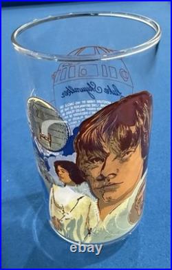 Star Wars Glasses, 4 1977 & 1980 Excellent Condition, Never Used (BK/CC)