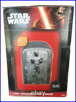 Star Wars Hans Solo 4 Liter Thermoelectric Cooler New Open Box