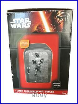 Star Wars Hans Solo 4 Liter Thermoelectric Cooler New Open Box