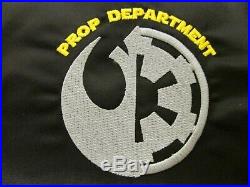 Star Wars IX Rogue One Solo Prop Crew XL Jacket + Celebration Movie Promo Shirt