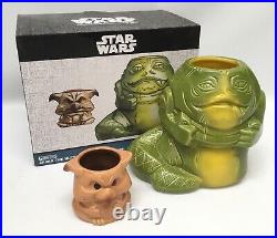 Star Wars Jabba The Hut Celebration 2017 Geeki Tiki Mug Set Salacious Crumb