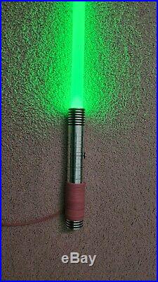 Star Wars LED Lightsaber Green Stunt MHS Parts 32 inch blade 10 inch hilt