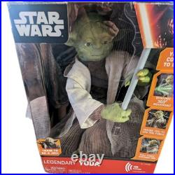 Star Wars Legendary Yoda Interactive Toy with Light Saber Star Wars Legendary Yoda Interactive Toy with Light Saber