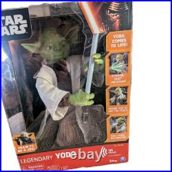 Star Wars Legendary Yoda Interactive Toy with Light Saber Star Wars Legendary Yoda Interactive Toy with Light Saber