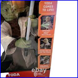 Star Wars Legendary Yoda Interactive Toy with Light Saber Star Wars Legendary Yoda Interactive Toy with Light Saber