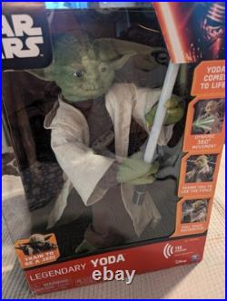 Star Wars Legendary Yoda Interactive Toy with Light Saber Star Wars Legendary Yoda Interactive Toy with Light Saber