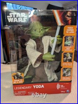 Star Wars Legendary Yoda Interactive Toy with Light Saber Star Wars Legendary Yoda Interactive Toy with Light Saber