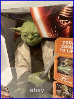 Star Wars Legendary Yoda NEW SEALED In BOX Yoda Comes To Life