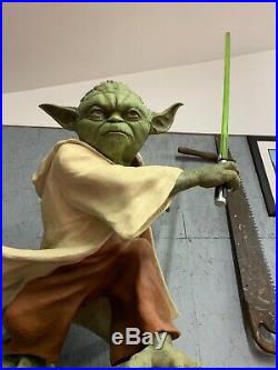 Star Wars Life Size Yoda Statue (Pepsi) Limited Edition Episode III 1328/2000