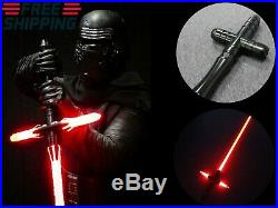 Star Wars Lightsaber Cross Sword Heavy Fx Dueling Force Metal Handle Jedi Cos