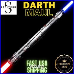 Star Wars Lightsaber Force FX Metal Hilt Replica Darth Maul Heavy Dueling Smooth