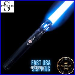 Star Wars Lightsaber RGB Replica Force FX Heavy Dueling Smooth Swing Metal Hilt