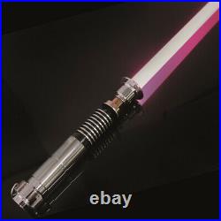 Star Wars Luke Skywalker Lightsaber Silver Metal 16 Colors Light Replica Props