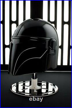 Star Wars Mandalorian Black Helmet Detailed Wearable Replica Fully Wearable Helm