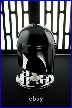 Star Wars Mandalorian Black Helmet Detailed Wearable Replica Fully Wearable Helm