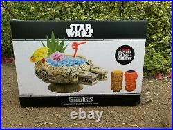 Star Wars Millennium Falcon Han Solo Disney SOLD OUT Geeki Tiki Mug Bowl IN HAND