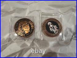 Star Wars Peter Mayhew Chewbacca Memorial Coins set! TWO COINS