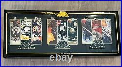 Star Wars Poster Trilogy Pin Set LE 1600 Disney Japan