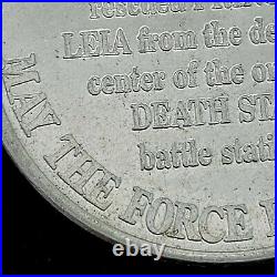 Star Wars Power of the Force Coin LUKE SKYWALKER REBEL LEAD 1984 POTF