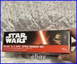 Star Wars R2-D2 & C-3PO Spice Shaker Set? ThinkGeek 2015 Factory Sealed