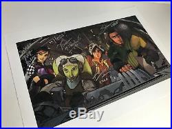 Star Wars Rebels Hand Signed Autograph by Cast Disney's SW Weekends Celebration
