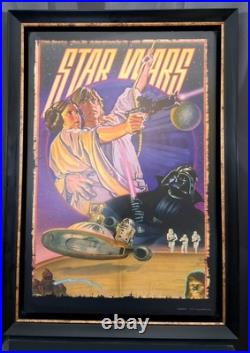 Star Wars Retro Theme Framed Wall Art