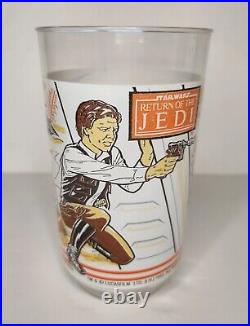 Star Wars Return of the Jedi Burger King 1983 PLASTIC Cups Lot of 4 Complete
