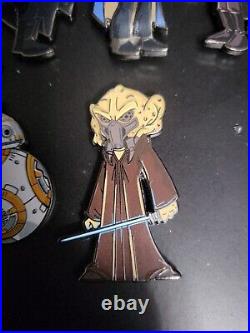 Star Wars Road to Celebration 2022 Complete Mystery Pin Set Of 10 & plo Koon exc